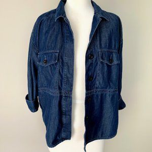 GAP Oversized Chambray Jacket or Shirt M